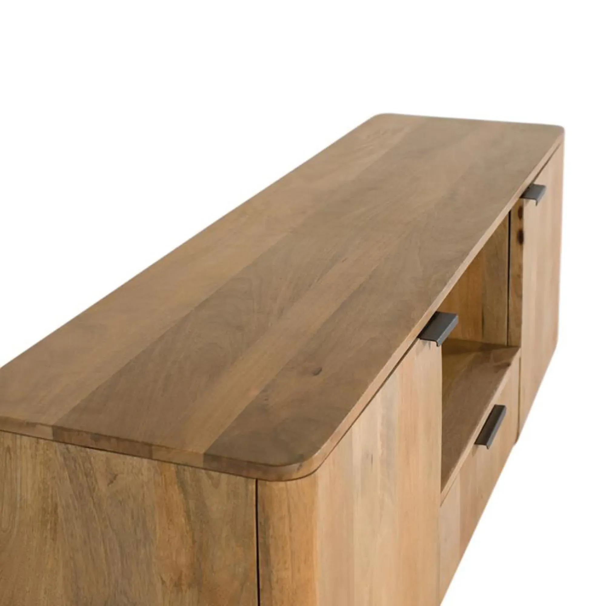 Wrenley TV Unit with Storage - Natural, Mango Wood