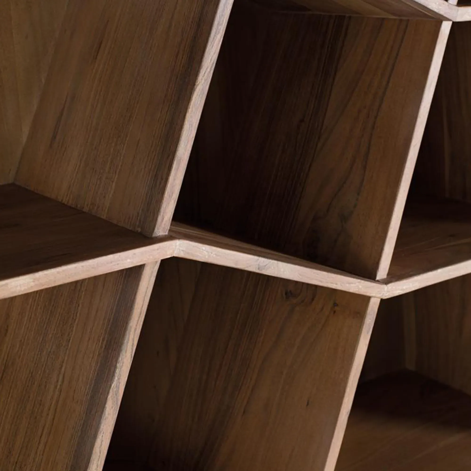 Zenda Bookcase - Acacia Wood