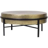 Zimtini Round Coffee Table - Bronze, Metal