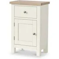 1 Door Telephone Cupboard - Coconut White