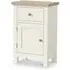 1 Door Telephone Cupboard - Coconut White