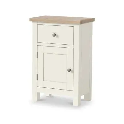 1 Door Telephone Cupboard - Coconut White image