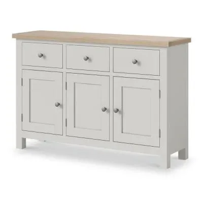 3 Door Large Sideboard - Grey image
