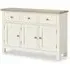 3 Door Large Sideboard - White