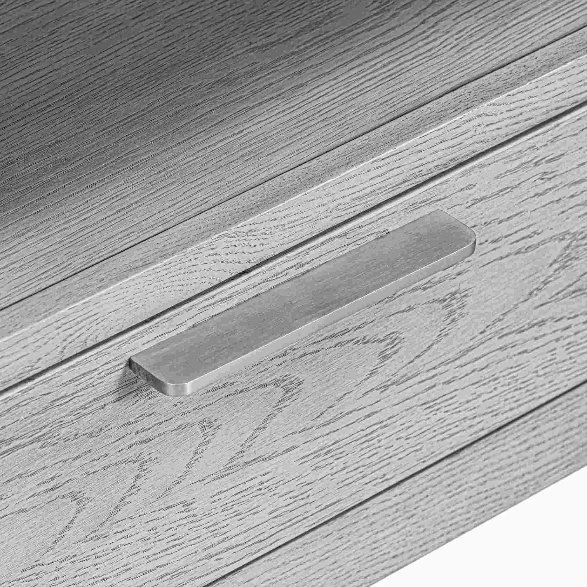 Amsterdam 140cm TV Unit - Grey Washed, Oak