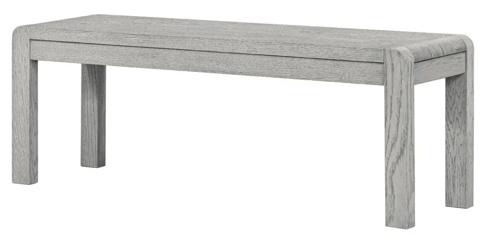 Amsterdam Dining Bench - Grey Washed, Oak