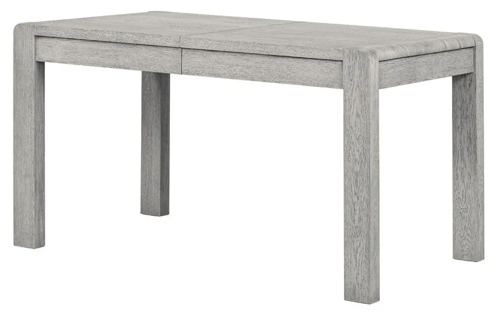 Amsterdam Grey Washed Oak 4-6 Seater Extendable Dining Table - Grey