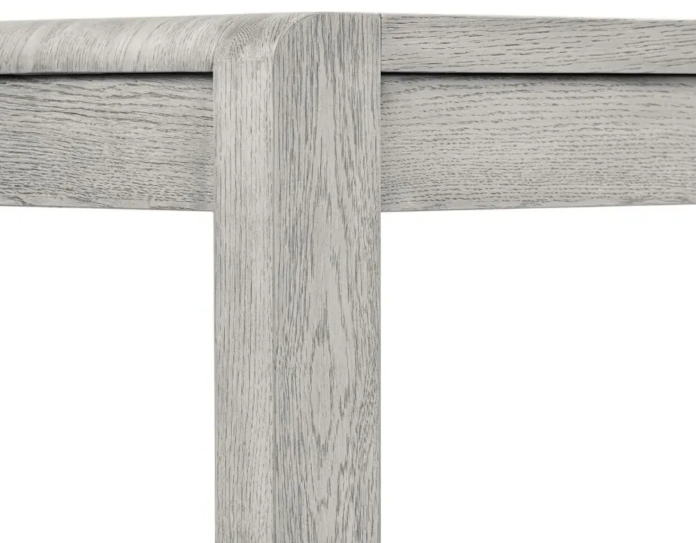 Amsterdam Grey Washed Oak 4-6 Seater Extendable Dining Table - Grey