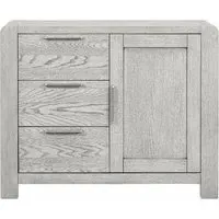 Amsterdam Small Sideboard - Grey Washed, Oak