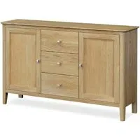Bath Oak 2 Door Sideboard - Pale Oak