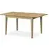 Bath Oak 4-6 Seater Extendable Dining Table - Pale Oak