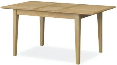 Bath Oak 4-6 Seater Extendable Dining Table - Pale Oak