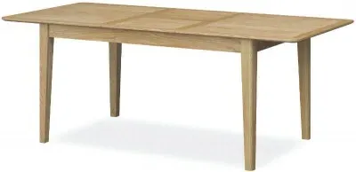 Bath Oak 6-8 Seater Extendable Dining Table - Pale Oak