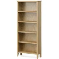 Bath Oak Large Bookcase - Pale Oak