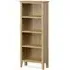 Bath Oak Narrow Bookcase - Pale Oak