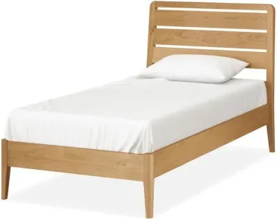 Bath Oak Single Bed Frame - Lacquered Oak image