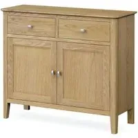 Bath Oak Small 2 Door Sideboard - Pale Oak