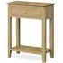 Bath Oak Telephone Table with Drawer - Pale Oak