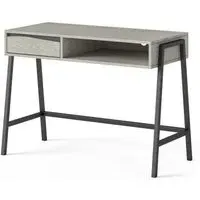 Brooklyn 1 Drawer Writing Desk - Grey, Oak