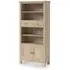 Country Oak 2 Door Display Unit - White Washed