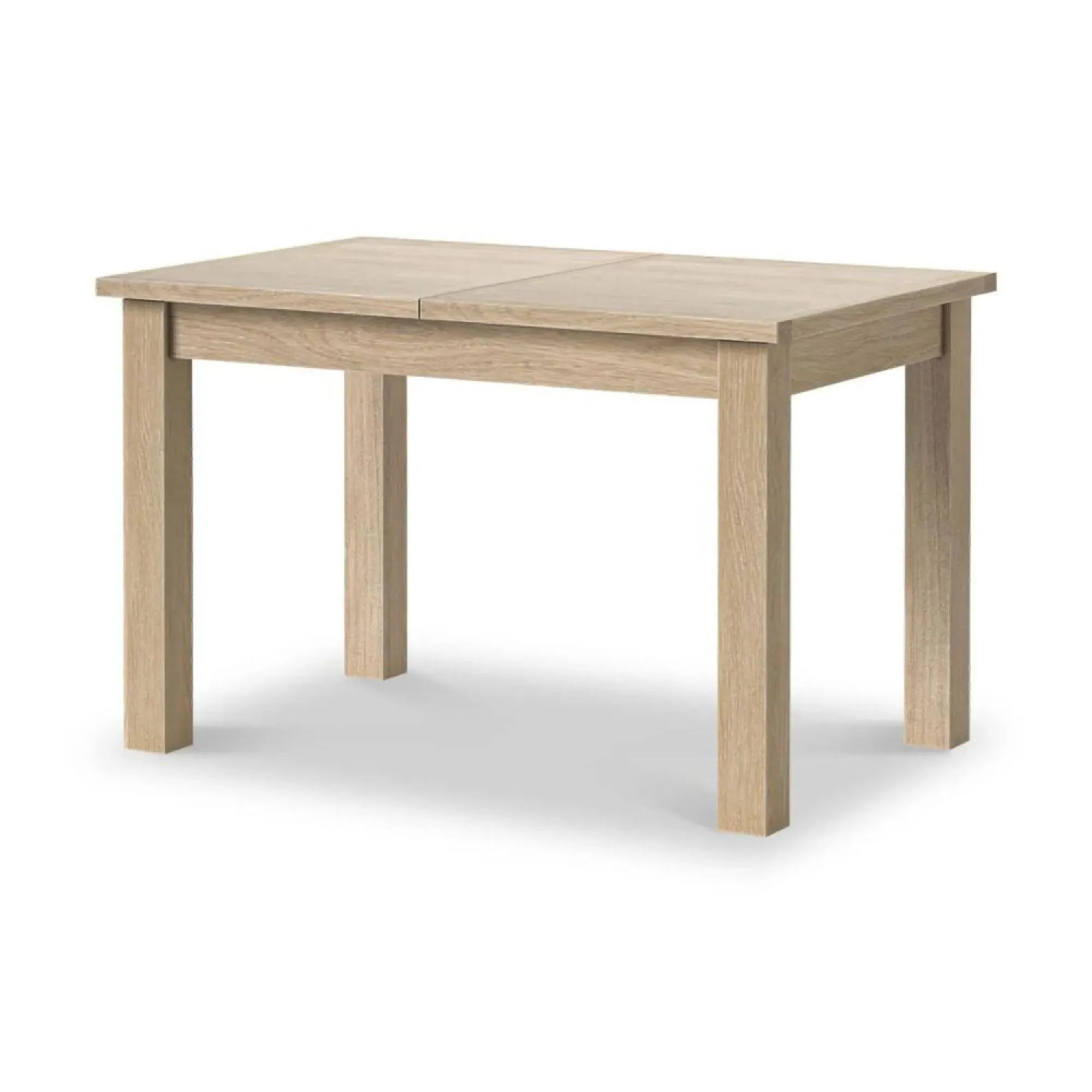 Country Oak 4-6 Seater Extending Dining Set - White Washed