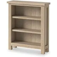 Country Oak Bookcase - White Washed