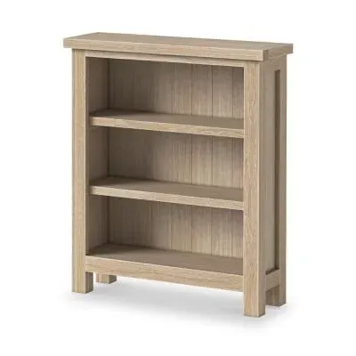 Country Oak Bookcase - White Washed image