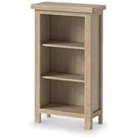 Country Oak Small Bookcase - White Washed