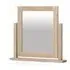 Country Oak Vanity Mirror - White Washed