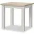 Grey Painted 2-Seater Bistro Dining Table - Light Grey