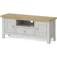 Guildford 120cm TV Unit with Storage - Grey, Oak