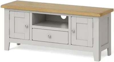 Guildford 120cm TV Unit with Storage - Grey, Oak