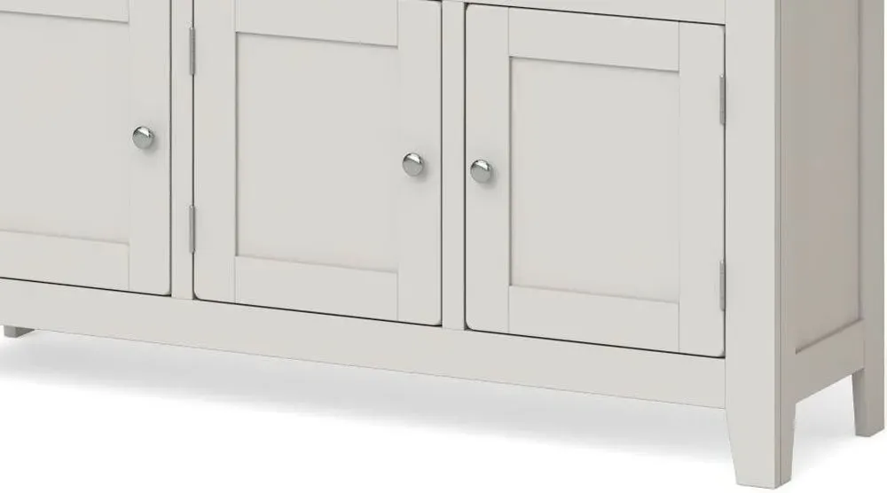 Guildford 3 Door Sideboard - Grey, Oak