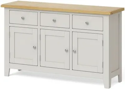 Guildford 3 Door Sideboard - Grey, Oak image