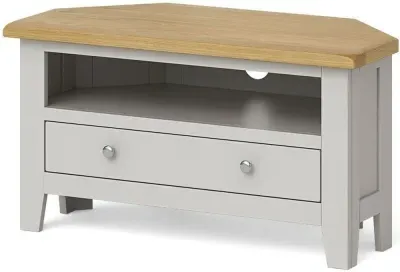 Guildford 90cm Corner TV Unit - Grey