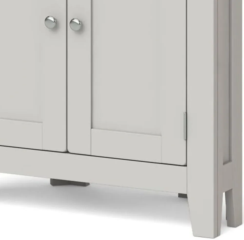 Guildford Corner Cabinet - Grey, Oak