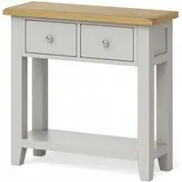 Guildford Grey 2 Drawer Console Table - Grey