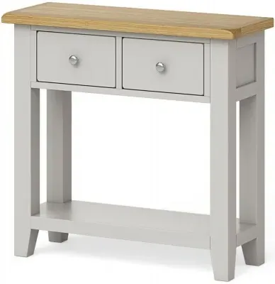Guildford Grey 2 Drawer Console Table - Grey
