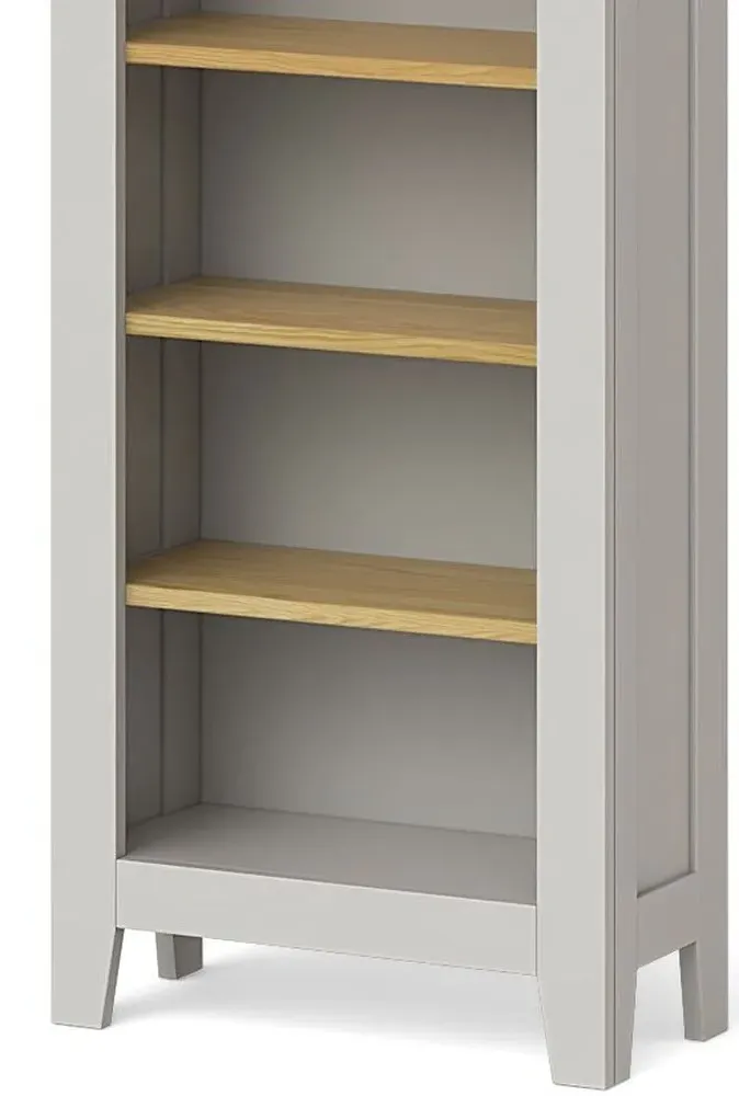 Guildford Narrow Bookcase - Grey, Oak