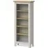 Guildford Narrow Bookcase - Grey, Oak