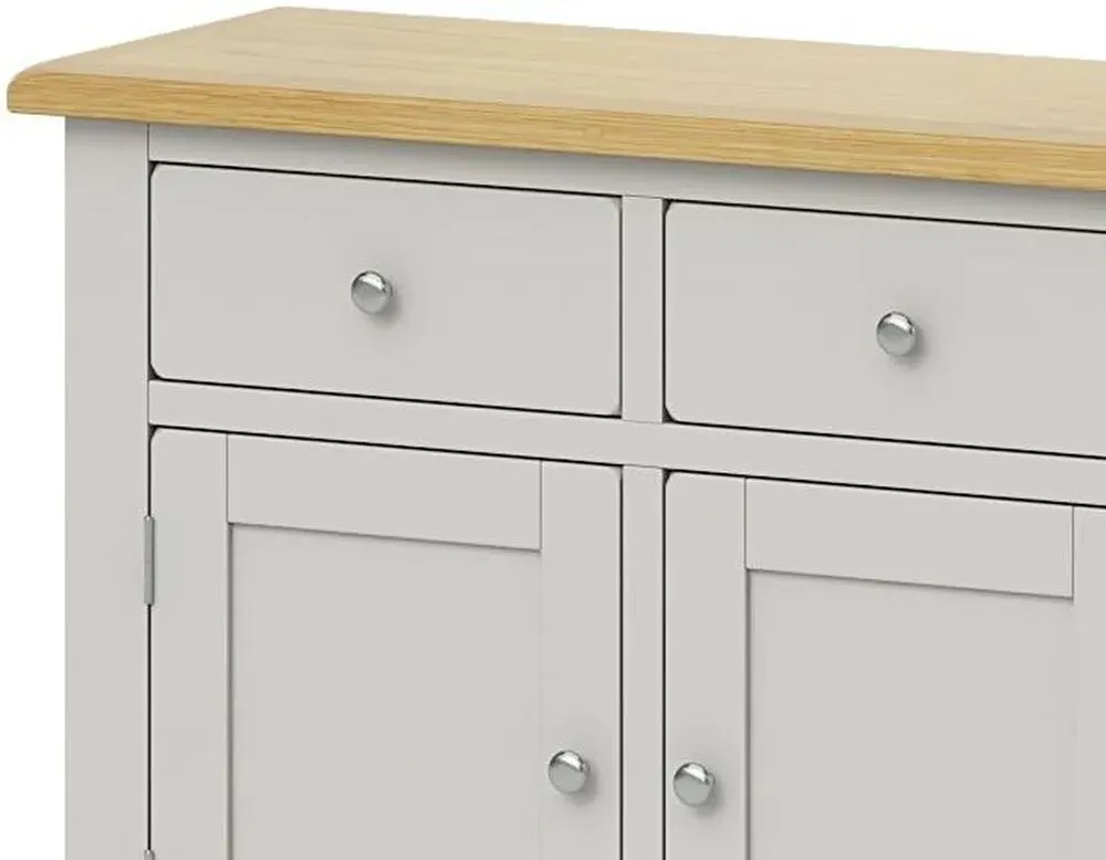 Guildford Small 2 Door Sideboard - Grey