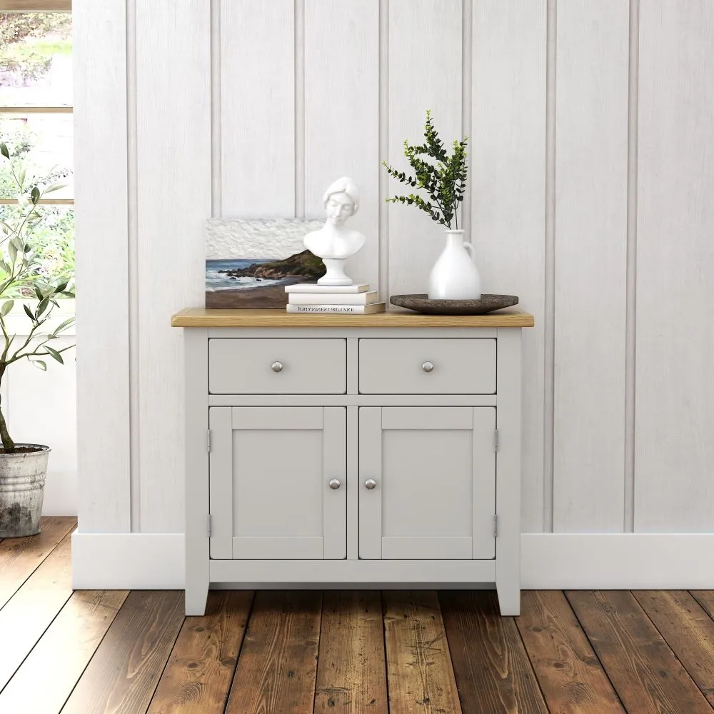 Guildford Small 2 Door Sideboard - Grey