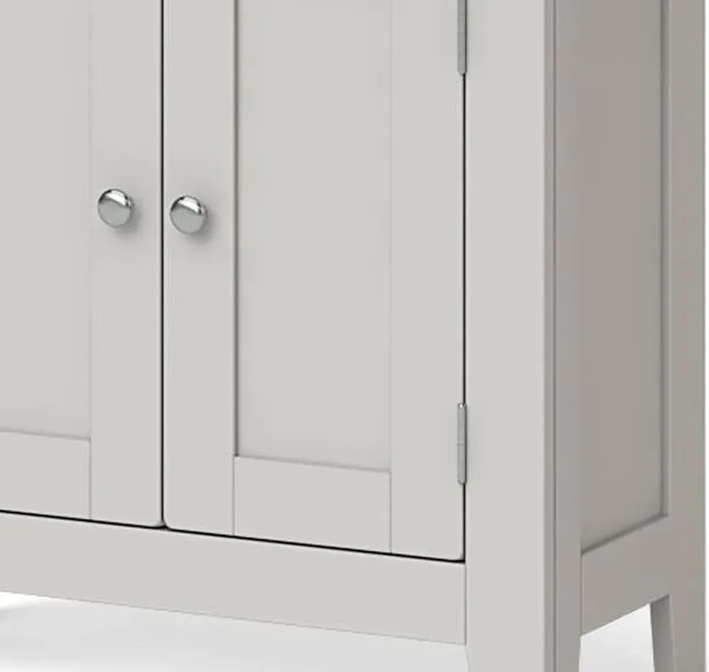 Guildford Small Cabinet - Grey, Oak