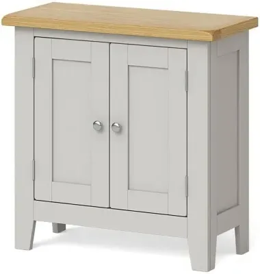 Guildford Small Cabinet - Grey, Oak image
