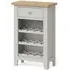 Guildford Wine Cabinet with Drawer - Grey, Oak