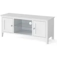 Hampstead 120cm TV Unit with Storage - White