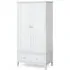 Hampstead 2 Door Wardrobe with Drawer - White