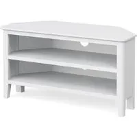 Hampstead 95cm Corner TV Unit - White