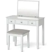 Hampstead Dressing Table Set - White