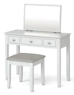 Hampstead Dressing Table Set - White